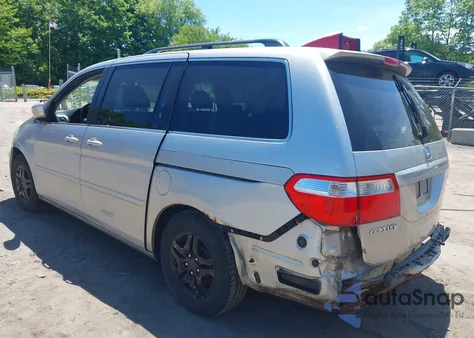 2007 Honda Odyssey Exl из США, поврежденный, VIN 5FNRL38667B448795